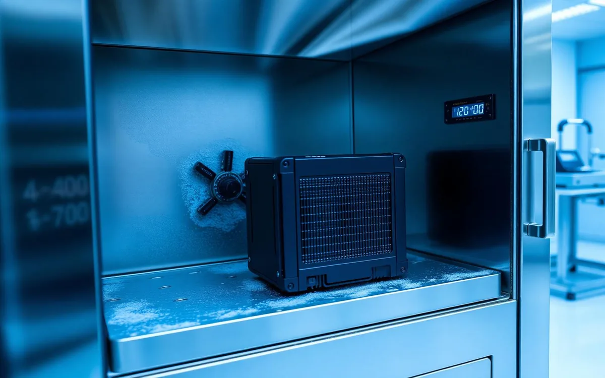 Environmental test chamber used for temperature and humidity cycling